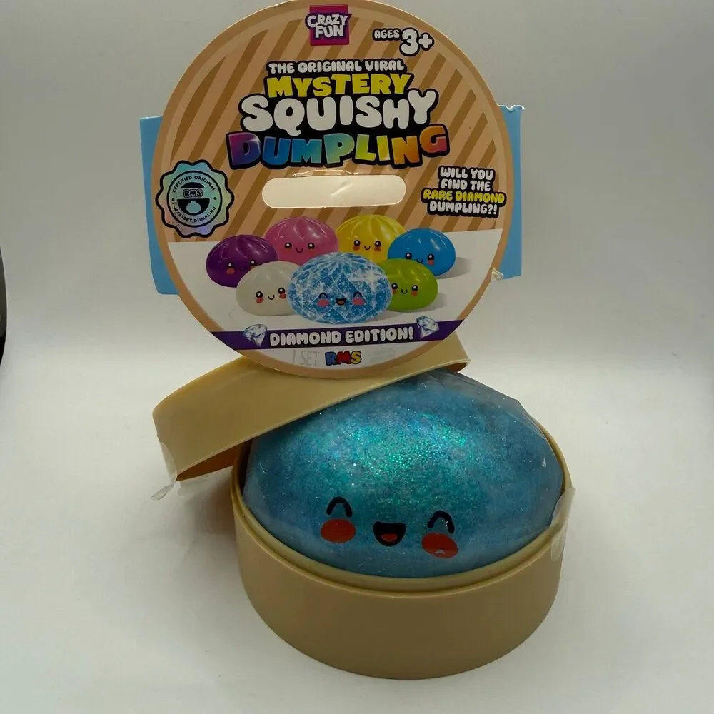 RMS - Original Viral Mystery Squishy Dumpling: *Confirmed Rare* Diamond Edition